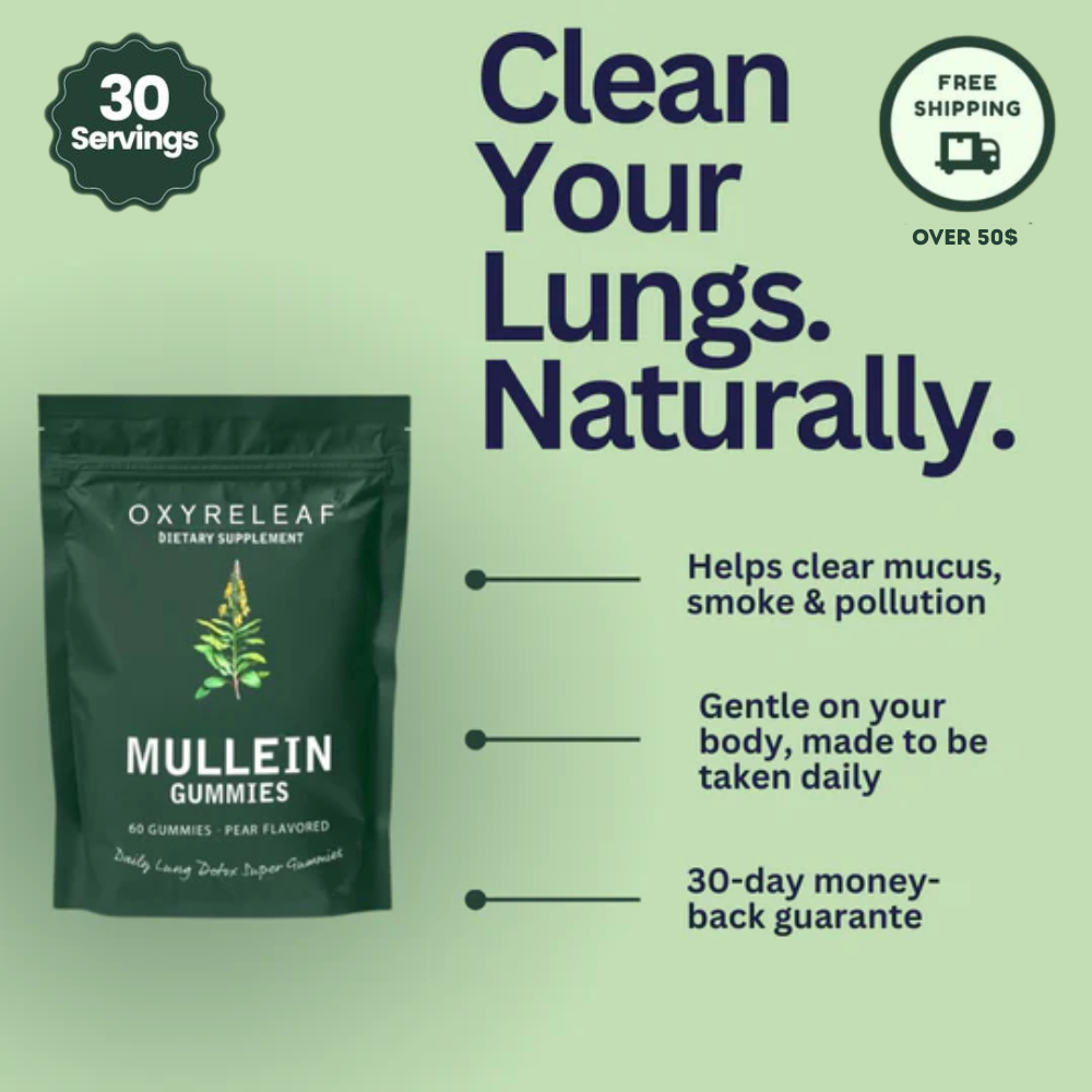 OxyReleaf™ Mullein Gummies